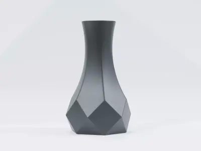 Geometric Flower Vase 3D print model