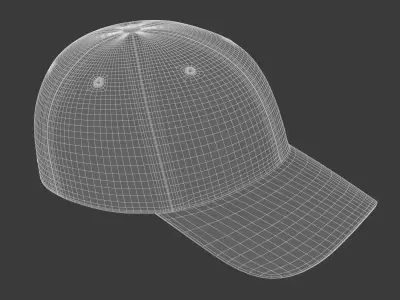 Baseball Cap 3D model