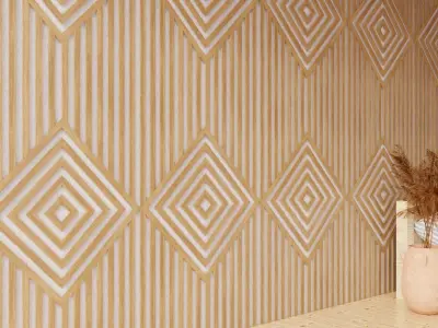 Wall wood seamless set2 V06 3D model