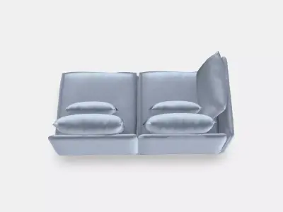 SODERHAMN 3-seat sofa 4 Low-poly 3D model