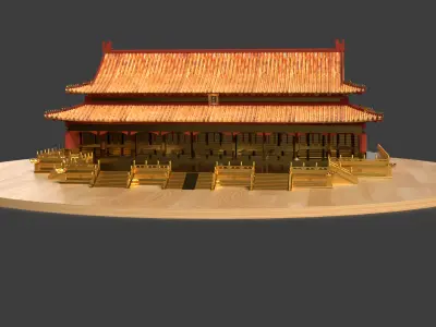 Chinese  ancient house   3D model