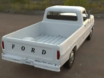 pick up truck 3D model
