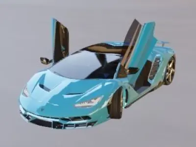 Car 3D Blender File 3D model 3D model