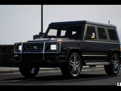 SUV 01 Driveable Animated Realistic Low-poly 3D model