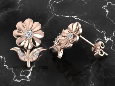 Earring Jewelry 3D print model get