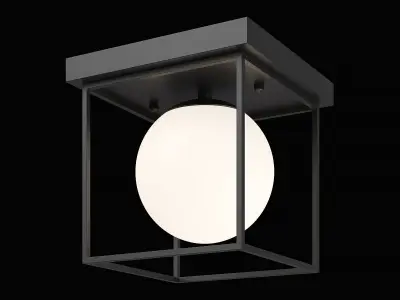 732617 Gabbia Lightstar Sconce or Ceiling chandelier 3D model