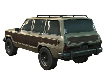 Wagoneer Low-poly 3D model