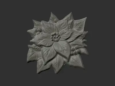 flower cnc model 3D print model