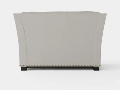 Madison loveseat sand Low-poly 3D model