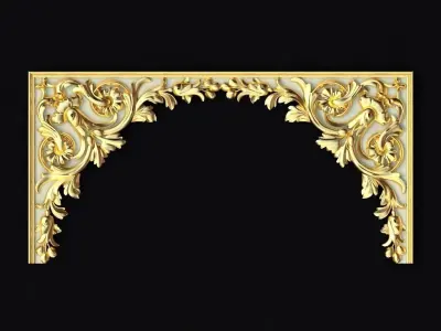 20 high quality center decors for furniture ornaments  3D model