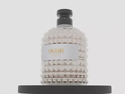Elegant 3D Perfume Bottle with Luxury Design Low-poly 3D model