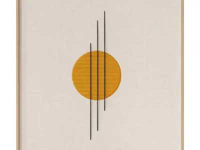 3D Wall Art 013 3D model