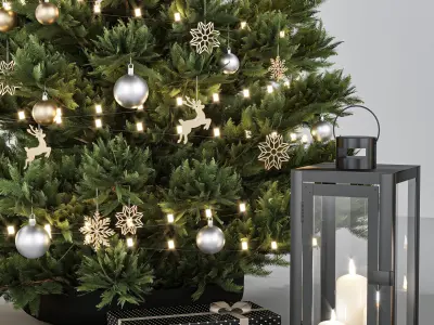 Christmas Decoration Set 3D model