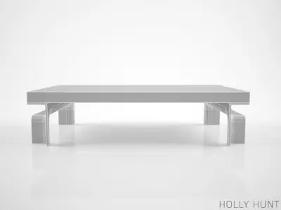 Holly Hunt Ingot cocktail table 3D model