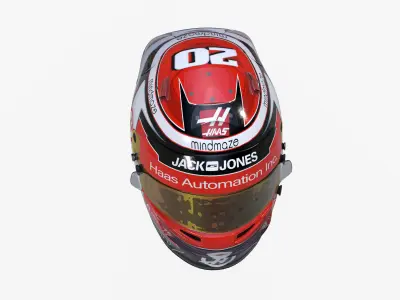 Magnussen helmet 2020 Low-poly 3D model