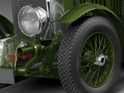 Bentley 4 5 Litre Blower 1929 3D model