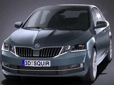 Skoda Octavia 2017 3D model