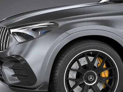 Mercedes-Benz GLC63 S AMG E Performance Coupe 2024 3D model