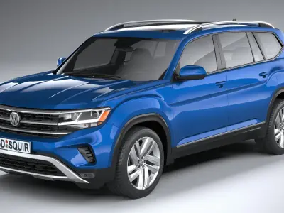 Volkswagen Atlas Regular 2021 3D model