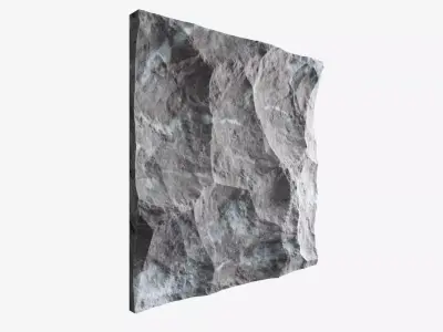 480-RockPanel piece of rock 3D model