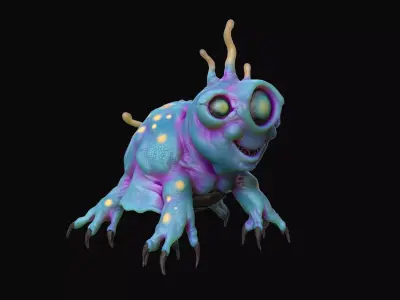 Aquatic Alien Free 3D model