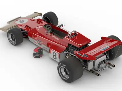 Lotus Type 72 Formula-1 3D model