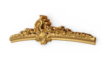 Classic carved decor ornament 378  3D model