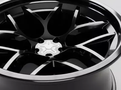car rim 3D model 30