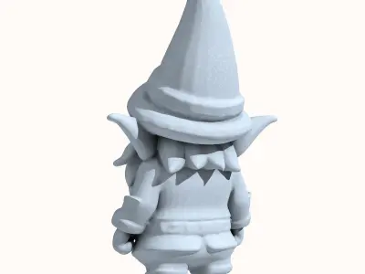 Cute Gnome 3D model