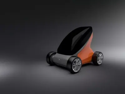 Micro car concept 3D model