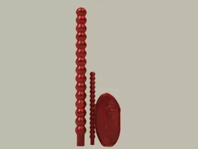 Candles decoration set Free 3D model
