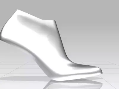 high heel shoe last 3D print model