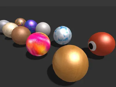 ball soccerball  Football  pack Collection lowpoly Low-poly 3D model