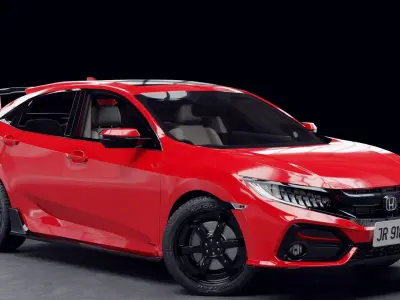 Honda Civic Hatchback 2018 3D model