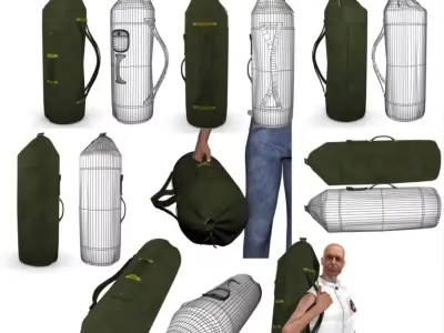 Duffel Bag 3D model