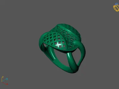 Fancy Womens Rings Plain Rings Ready STL 3DM Models Rings 3D print model 24