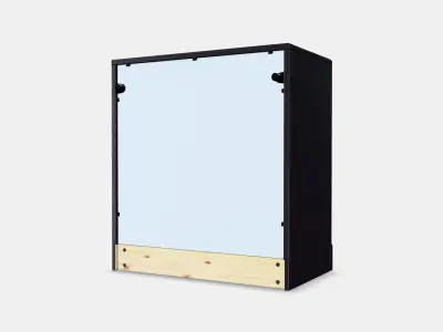 HAVSTA Cabinet with plinth 4 Low-poly 3D model