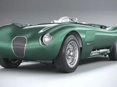 Jaguar C-Type Continuation 2022 3D model