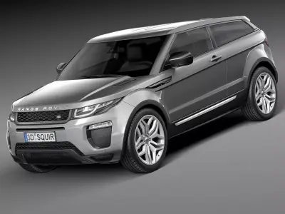 Range Rover Evoque 3-door 2016 3D model