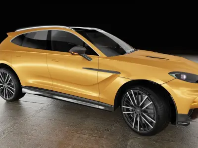 Aston Martin DBX707 3D model