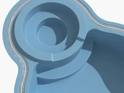 Swimming pool 09 3D model