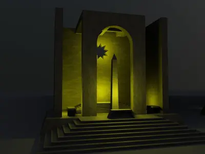 Miniature 3D Printing Structure Type-9 3D model