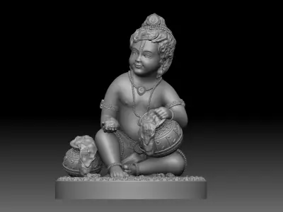 Bal Gopal 3d Print model 3D print model