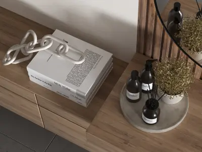 Bedroom Furniture Composition 06 3D model