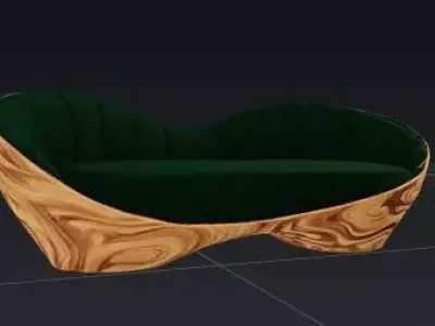 Royal Nature Flow Sofa 3D model