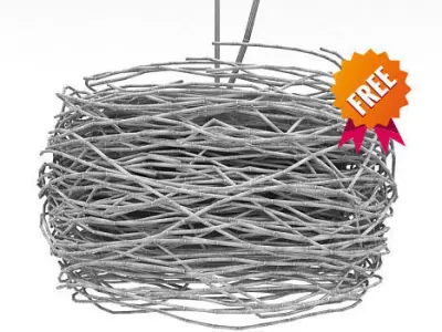 Light hanging nest ANGO Free 3D model