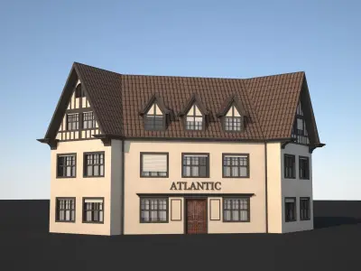 House Pack Low-poly 3D model