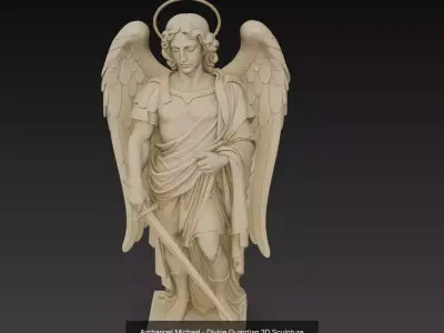 Divine and Cultural Heritage - Sacred and Symbolic 3D Sculpture 3D Model Collection