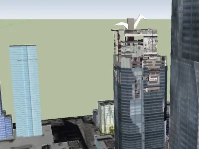 Big City - 2  Low-poly 3D model