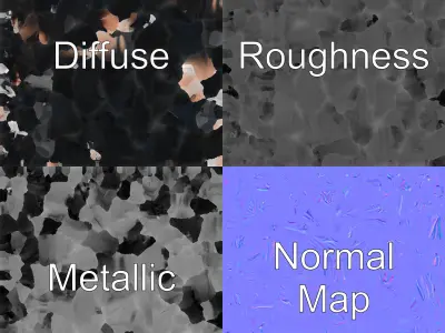 Dynamic Black Horse 3D model pack Low-poly 3D model